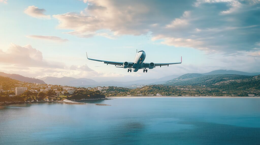 Atterraggio in Sicilia in Aereo